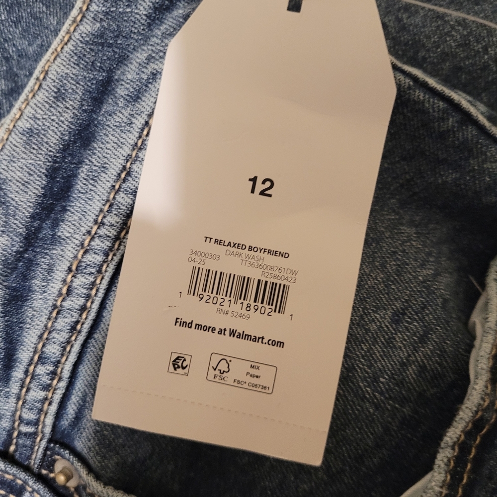 Time And Tru Classic Blue Women's Jeans - Picture 3 of 10